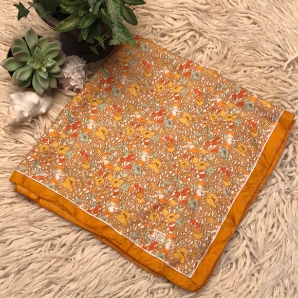 HP🎉-Vtg-Liberty of London Silk Scarf-Forest of Elves - Picture 6 of 14